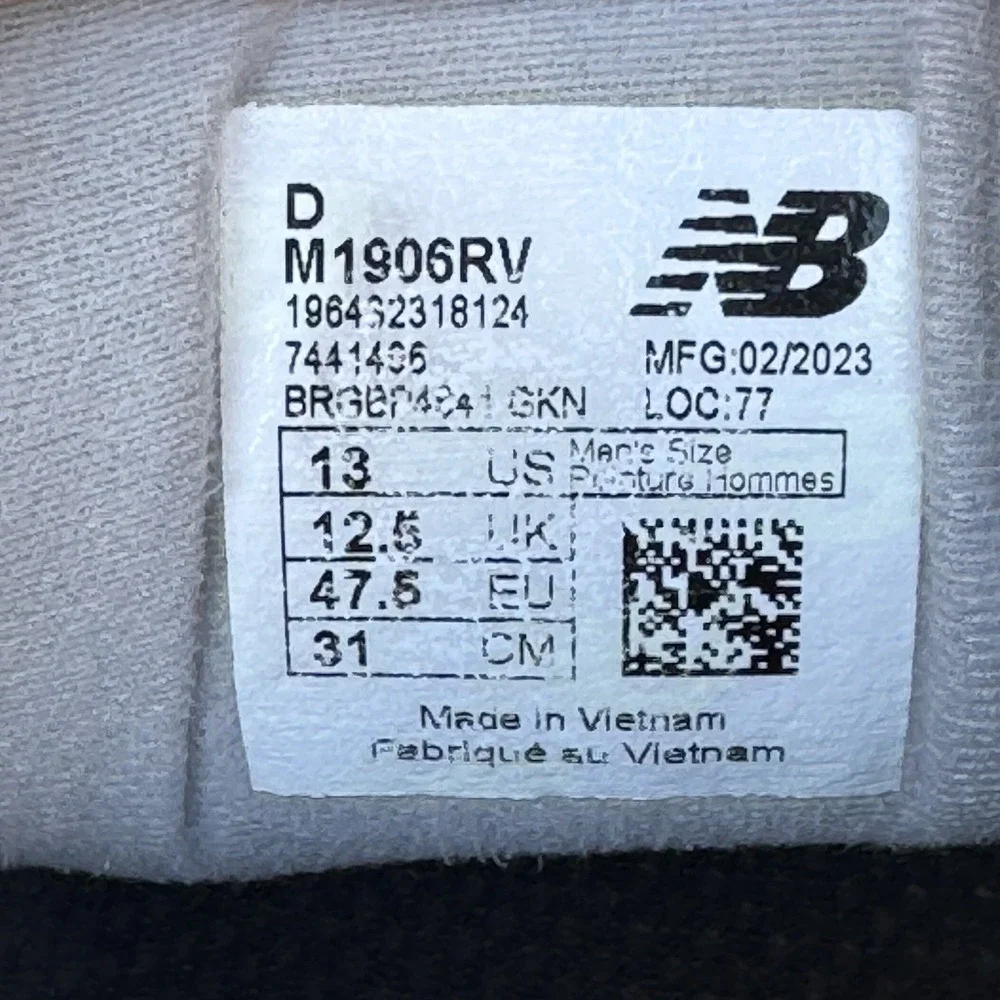 Size‎ 13 - New Balance Men's 1906R M1906RV Titanium Grey Running Shoes Sneakers